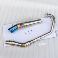 Big elbow NLK conical exhaust pipe Muffler open tmx 125 155 tmx 150 pinoy 125 150 motoposh 125 150 rusi tc 125 150 175 skygo 125 150 175 raider carb fi euro viperman DL 150 snper 135 150 51mm