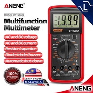 [Luminense] Aneng Multimeter DT9205A Digital Professional Multimeter Torch Auto AC/DC Ohm Current Am