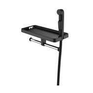 BATH&BATH BT-0325MB ชุดสายฉีดชำระ+ที่ใส่ทิชชู่ ดำ