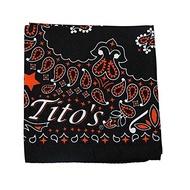 Handmade Vodka Vodka Bandana, Black Tito's Handmade Vodka Vodka Bandana, Black