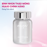 Nước tháo móng Huaxi 80ml chính hãng - Bình nhún tháo móng không nóng không hại móng an toàn cho da