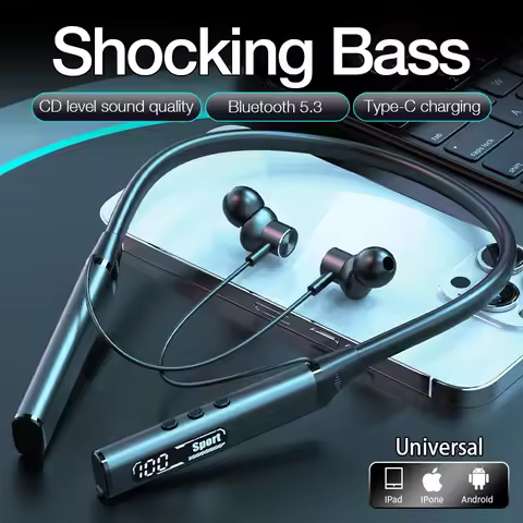 EARDECO 100 Hrs Playback Bluetooth Headphone Bass Wireless Headphones Stereo Sport Auriculares Bluet