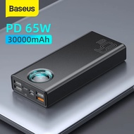 Baseus 65W Power Bank 30000mAh 20000mAh Quick Charge PD QC 3.0 SCP AFC Powerbank iPad Laptop External Battery For iPhone 12