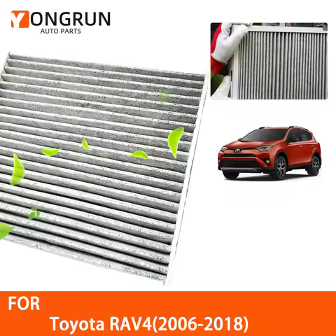 Car Cabin Air Filter for Toyota RAV4 2006-2018 Auto Filters Carbon Fiber 87139-02020 87139-02090 871