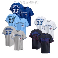 Blue Jays Blue Jays 27 Vladimir Guerrero Jr. MLB Jersey Embroidered Baseball Uniform JVHX