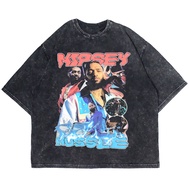 NIPSEY HUSSLE RACKS IN THE MIDDLE WASHING VINTAGE TEE (WASHING T-SHIRT)