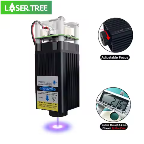 LASER TREE LT-20W-A 4W Laser Module 450nm TTL Blue Light Laser Engraver Head for Laser Cutting Engra
