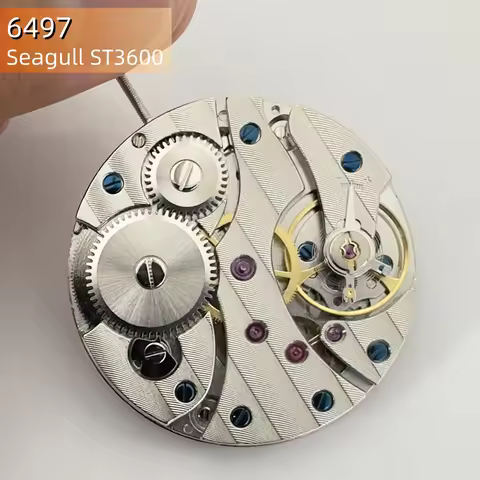 Genuine Seagull ST3600 Mechanical Movement High Accuracy 17 Jewels Replace ETA 6497 Movement 9H Smal