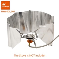 NJ Fire Windproof Wind-Screen Aluminum Outdoor Camping Weight Ultralight Maple Windshield Light 8-Pl