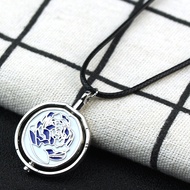 Pendant Necklace - Arcane Rotating Charm Chain Gifts for Gamers