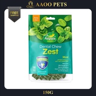 [AAOO Pets] Happi Doggy Zest Mint - Dental Chew / Dog Treats (150G)