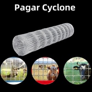 3.3Kaki 4Kaki 5Kaki 6Kaki50meter 2mmPagar Lembu Cyclone Fence Pagar Kambing Pagar Kebun 50meter Galvanised Quality Fence