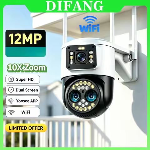 Yoosee WiFi Outdoor PTZ IP Security Camera 10X Digital Zoom Home Surveillance Camera