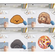 Poodle Poodle Poodle Poodle Curly Dog Teddy Peripheral Mouse Pad Special-Shaped Mouse Pad Small Comp