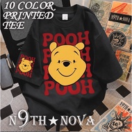 24H Ship N9THNOVA Letter & Bear Print Trendy Casual T-Shirt for Kids/Teens