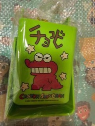 全新 蠟筆小新 鱷魚餅 筆筒 筆座