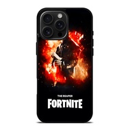 Fortnite the Reaper Skin Hd Clear Tempered Glass Back Cover for for Iphone 17 16 15 14 13 Pro Max