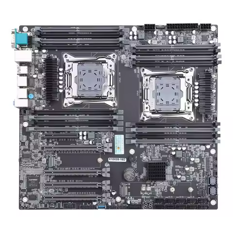 X10X99 16D LGA 2011-3 XEON X99 Motherboard E-ATX Form Factor Supports Intel Dual CPU DDR4 RECC NVME 