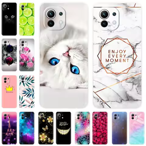 Case For Xiaomi 11 Lite NE 5G Soft TPU Silicone Cover For Xiaomi Mi 11 Lite Mi11 Lite Cases For Xiom