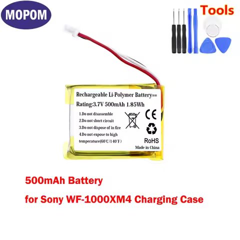 New 500mAh Battery LP702428 for Sony WF-1000XM4 Charging Case