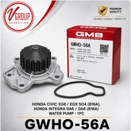 Honda Civic EG6 / EG9 SO4 (B16A), Honda Integra DA6 / DA8 (B16A) GMB WATER PUM(GWHO-56A)