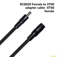 Lidu11 DC5521 to DC8020 Power Cable for Solar Energy Conversion LED Outdoor Lighting DC8020 Female t