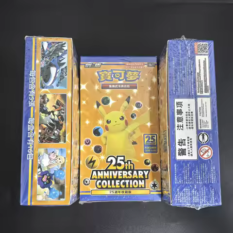 1Box Pokemon Card Game Sword & Shield Expansion Pack 25th Anniversary Collection Booster Box Enclose