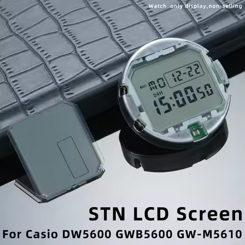 STN LCD Screen Mod for Casio DW5600 GW-5000 GWM5610 G5600u Watch High Contrast Display Replacement S