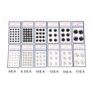 butang tudung butang baju melayu butang baju Invisible Concealed Button Gondola Metal Concealed Butt