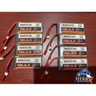 Radiolink 2800mAh 2S 7.4V LiPo Battery For Radiolink RC4GS RC6GS RC4G RC3S Remote Transmitter JST Fe