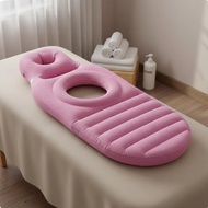 [NEW] Maternity Air Bed with Belly Hole Soft Flocked Surface Mattress Indoor & Outdoor Use Inflatabl