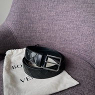 📢全新 BV最值得入手的高質感皮帶🖤Bottega Veneta新款中格編織牛皮皮帶