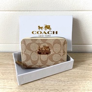 DOMPET MINI WANITA COACH RES FREE BOX IMPORT