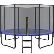 CalmMax 8FT 10FT 12FT 14FT 15FT 16FT Trampoline with Enclosure Recreational Trampolines with Ladder