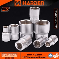 Harden 8mm - 32mm 1/2 Hexagon Socket Crv Wrench Chrome Vanadium Socket Wrench Set