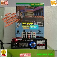G141 NETSTAR ORIGINAL POWER AMPLI ECHO Effect BLUETOOTH MIXER MIXING KARAOKE BLUETOT BLUETUT Bknee A