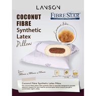 [ Ready Stock ] Coconut Premium Synthetic Latex  pillow medium firm  neck support bamboo fabric / bantal / fibre star /.