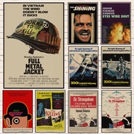 ชุดโปสเตอร์ภาพยนตร์คลาสสิก-The Shining, 2001 Space Odyssey, Clockwork Orange และ Lolita - Retro Home