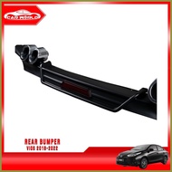 ☢ ▩ ✒ Toyota Vios 2019-2024 Rear Bumper Diffuser (CHROME / MATT BLACK)