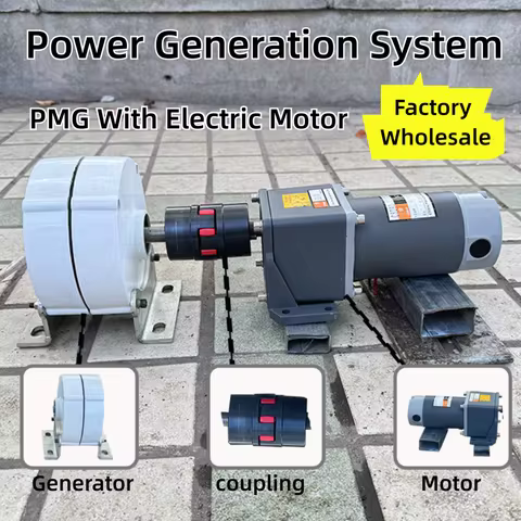 CE Certified 2KW 3KW 6KW Permanent Magnet Generator 12V 24V 48V Alternator Portable Generator Set Fo
