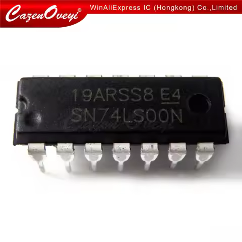 10pcs/lot 74LS00 74LS02 74LS04 74LS08 74LS07 74LS10 74LS11 74LS14 74LS30 DIP-14