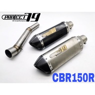 Project79 Exhaust CBR150R 2021 Slip On Piping Stainless Steel Muffler Honda Accessories Ekzos Manifo