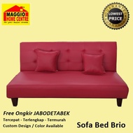 Sofa Bed Minimalis - Sofa Bed Kulit - Sofa Santai - Brio - Maggio Sofa