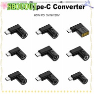 SHOUOUI Power Adapter USB C 5v 9v 12v 5.5X2.5 7.4X5.0 4.5X3.0mm DC to Type C for //