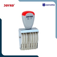 Joyko N-7 Number Stamp / 7 Digits
