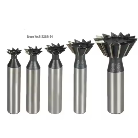 10mm 12mm 16mm 20mm 25mm 30mm 40mm 50mm 60mm Dovetail Milling Cutter 45 55 60 Degrees CNC Router Bit