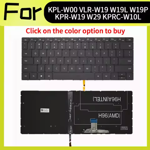 US Replace Keyboard For MateBook KPL-W00 VLR-W19 W19L W19P KPR-W19 W29 KPRC-W10L W19P WRT-W29/W19/W1