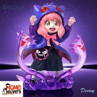 Desiny Spy x Family Aniya Cosplay Gengar Figurine Desktop Ornament Trendy Toy 6.10