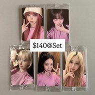 LE SSERAFIM k4簽售特典小卡｜Chaewon Sakura Yunjin Kazuha Eunchae