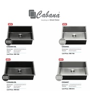 CABANA STAINLESS STEEL 304 NANO MAGMA KITCHEN SINK 1.2MM